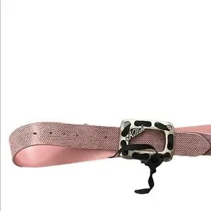 MISS SIXTY KILLAH Pink Belt with Silver Buckle with ribbon!!! Buy Hot Pink Belt Womens With Elegant Silver Buckle 2.0 Cm  main image 4